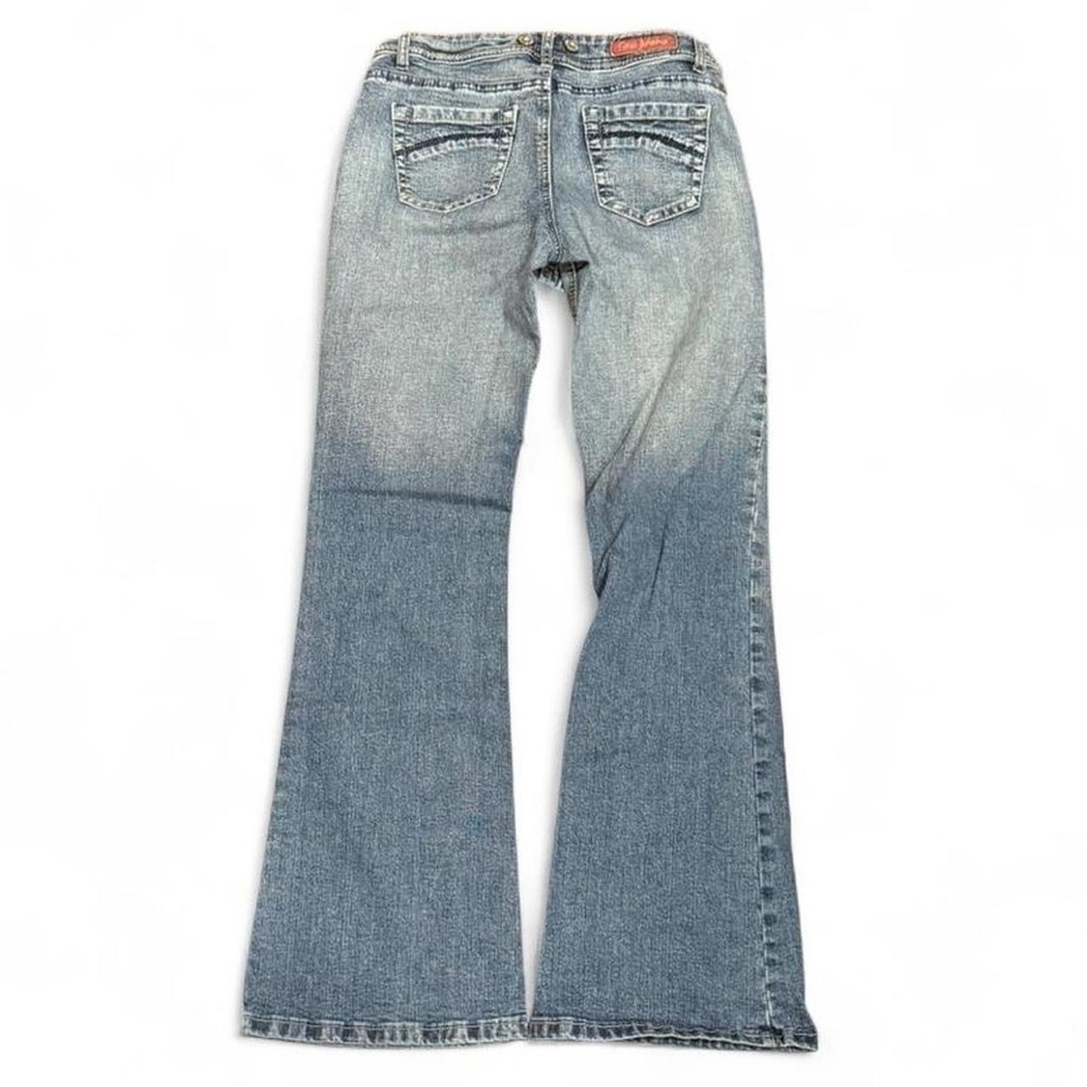 Y2K Foxy Jeans Embroidered Low Rise Bootcut Flared Jeans